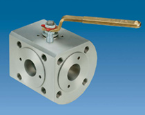 Ball valve with heating jacket